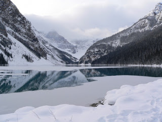 LAKE LOUISE IN WINTER